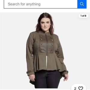 Torrid Peter Pan Military Jacket